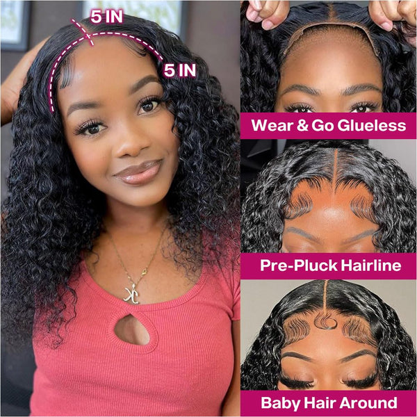 Effortless Curly Bob Wig