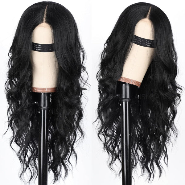 Glamour Wave Black Wig